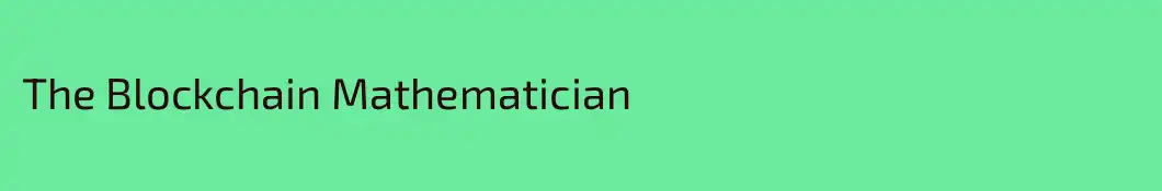 The Blockchain Mathematician